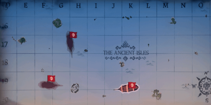 Map icons sea of thieves