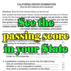 Cdl test sheet score skills inspection vehicle pdf printable tests