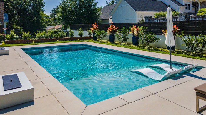 Rectangle pool modern pools inground swimming heathwood historic columbia sc details custom