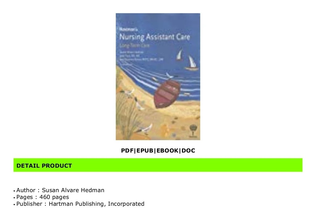 Hartman's nursing assistant care long-term care 5th edition